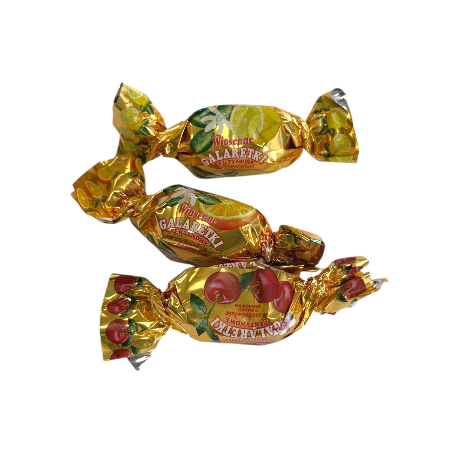Galaretki Chocolate Coated Fruit Jellies (Per 100g)