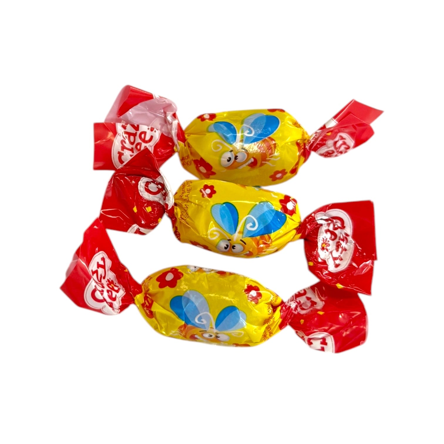 Roshen ‘Crazy Bee’ Fruit Jellies with Jelly Filling (Per 100g)