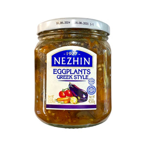 Nezhin Eggplants Greek Style